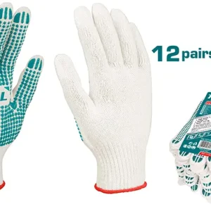 Guantes de punto y puntos de PVC