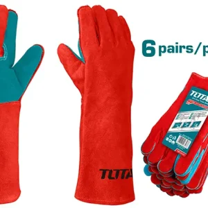 guantes de soldadura de cuero