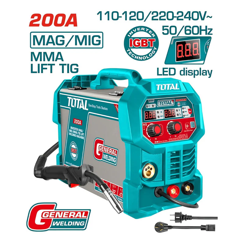 Máquina De Soldadura Por Elevación MAG/MIG/MMA/TIG Con Inversor