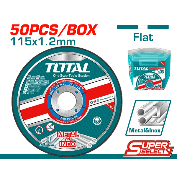 Juego de discos abrasivos para cortar metal