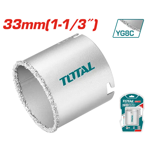 Sierra de corona con grano de carburo
