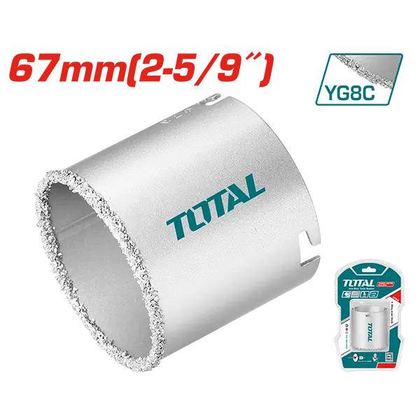 Sierra de corona con grano de carburo