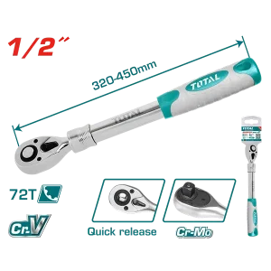 Llave de trinquete extensible de 1/2\»