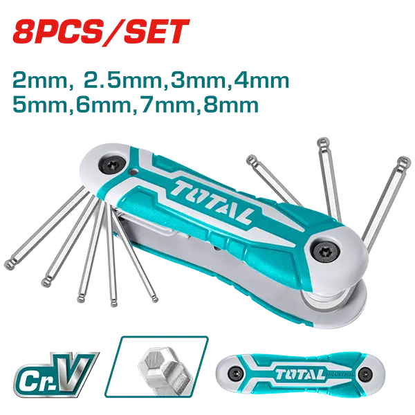 Llave hexagonal con punta de bola