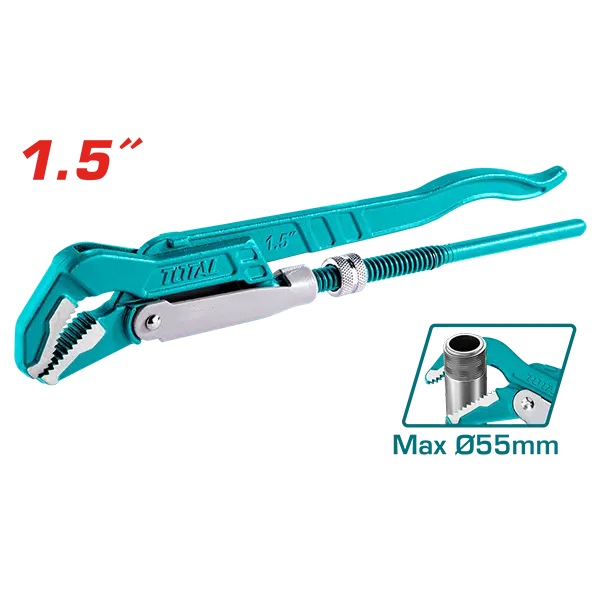Llave de tubo sueca de alta resistencia de 45°