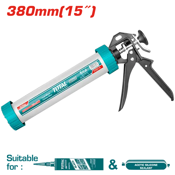 Pistola de calafateo de aluminio
